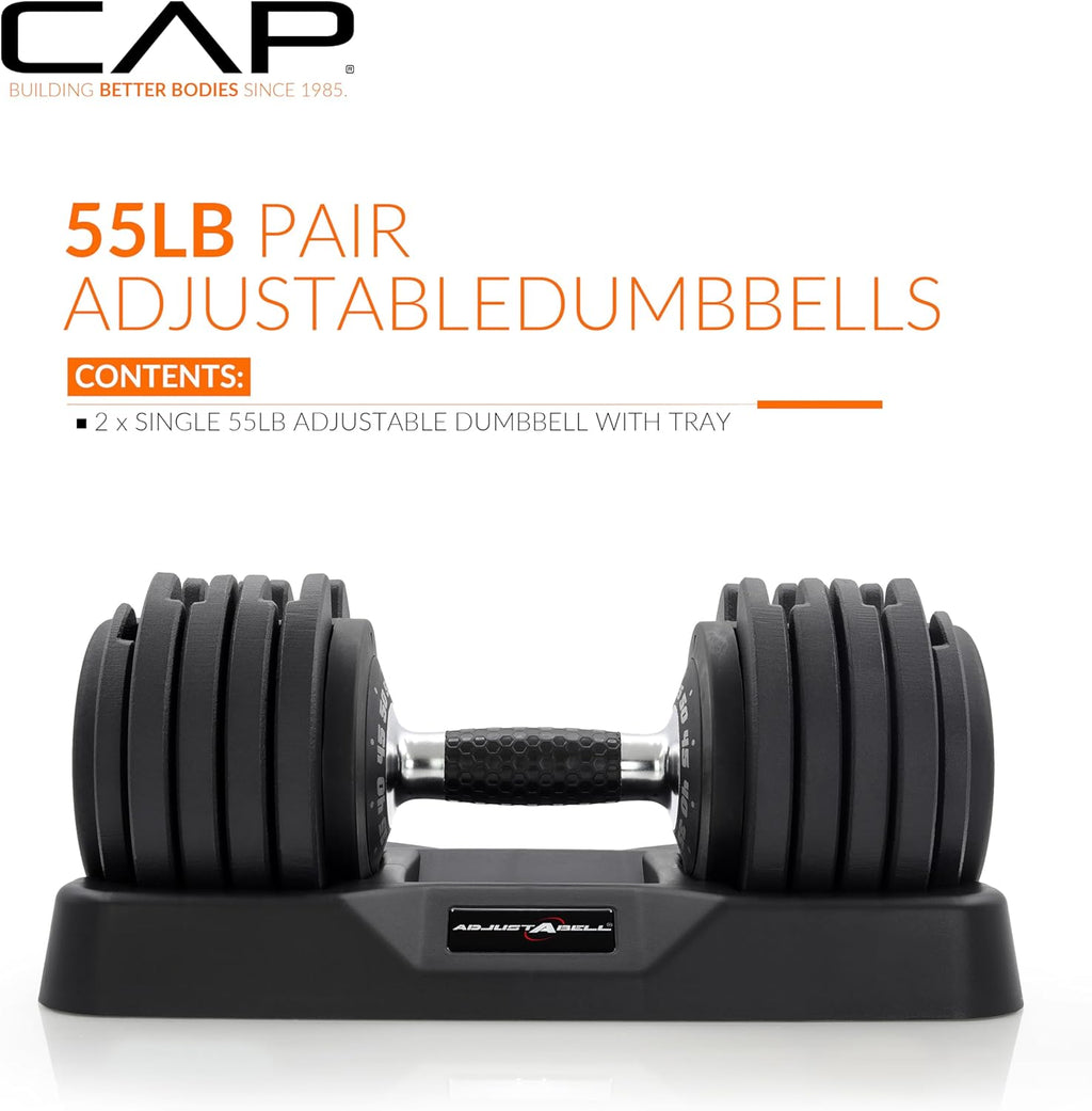 Adjustable Dumbbell Set for Home Strength Training