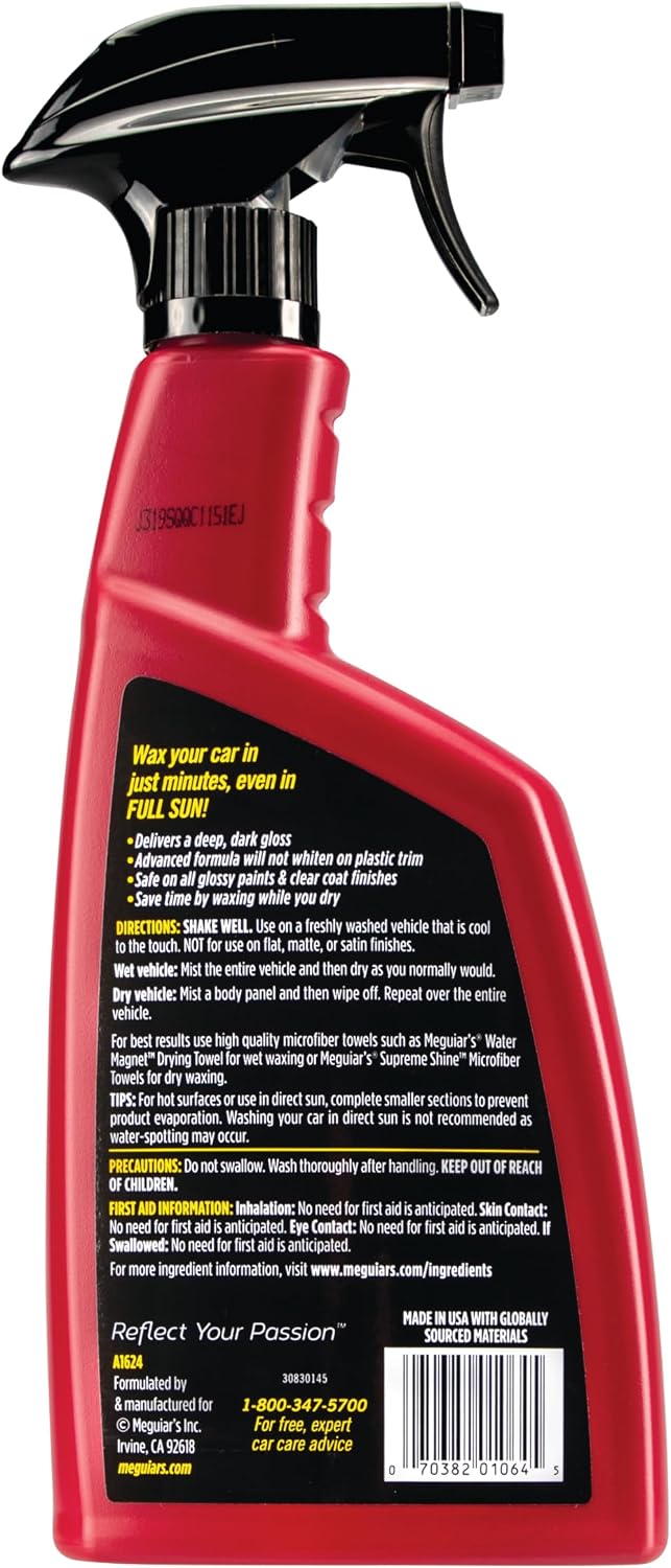 Quick Spray Car Wax – 24 oz