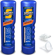 Sunscreen Bottle Travel Flask Set (2-Pack)