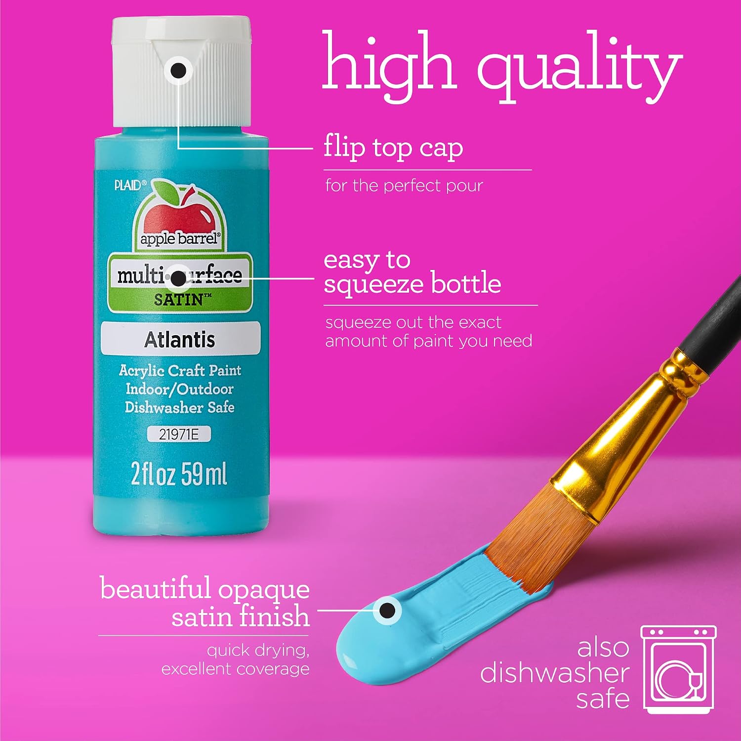 Essential Acrylic Paint Set – 12 Colors, 24 fl oz