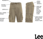 Men's Belted Wyoming Cargo Shorts