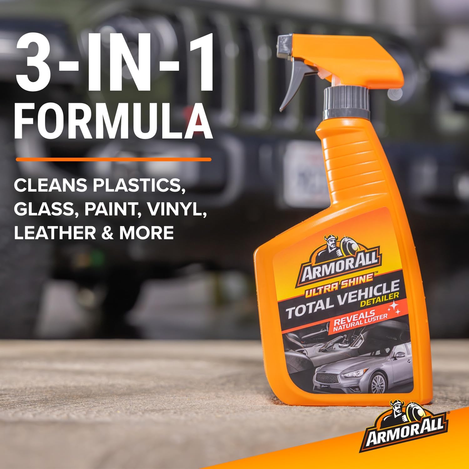 Ultra-Shine Interior & Exterior Vehicle Detailer Spray – 22 oz