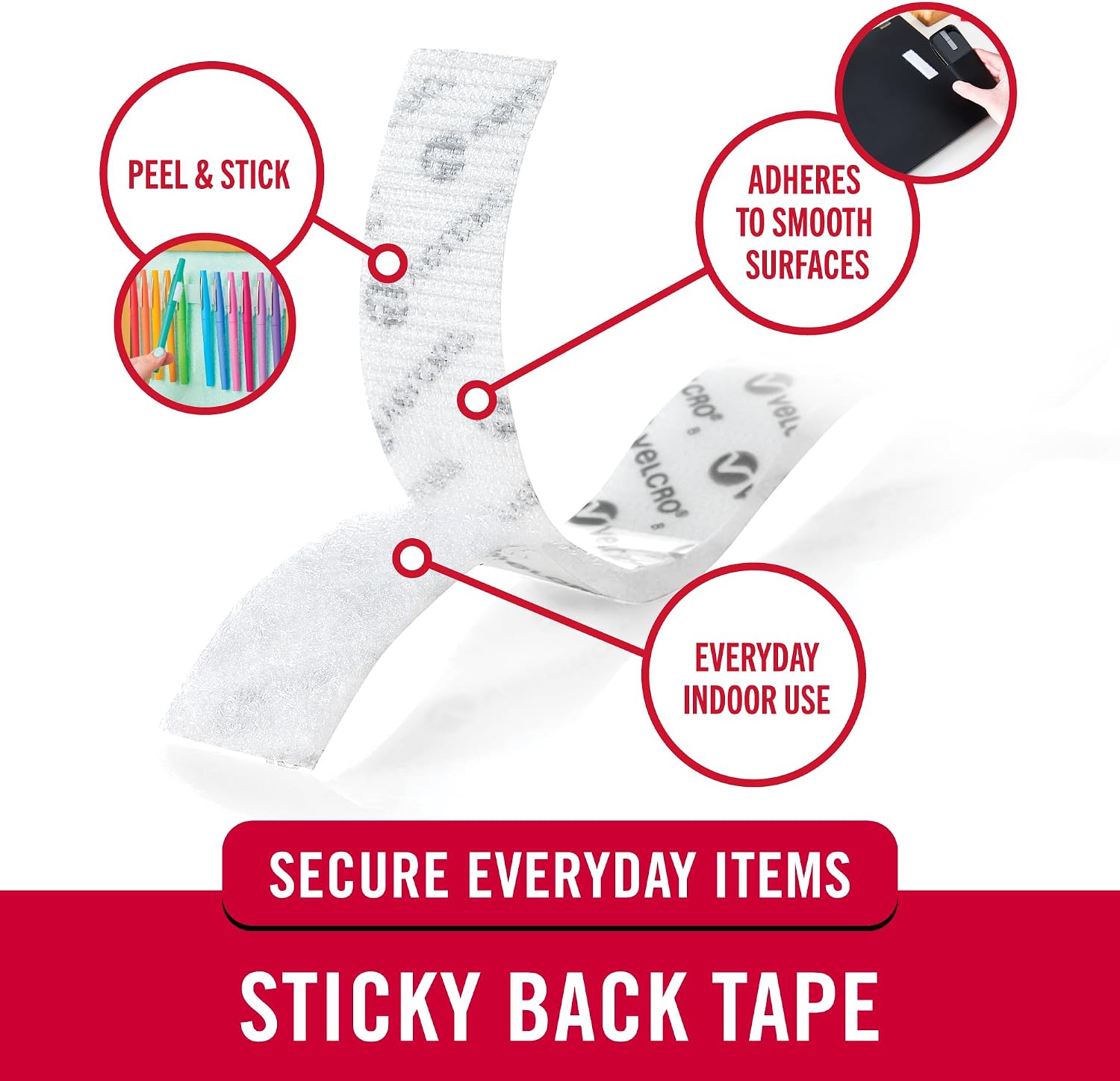 Adhesive Hook & Loop Tape Roll