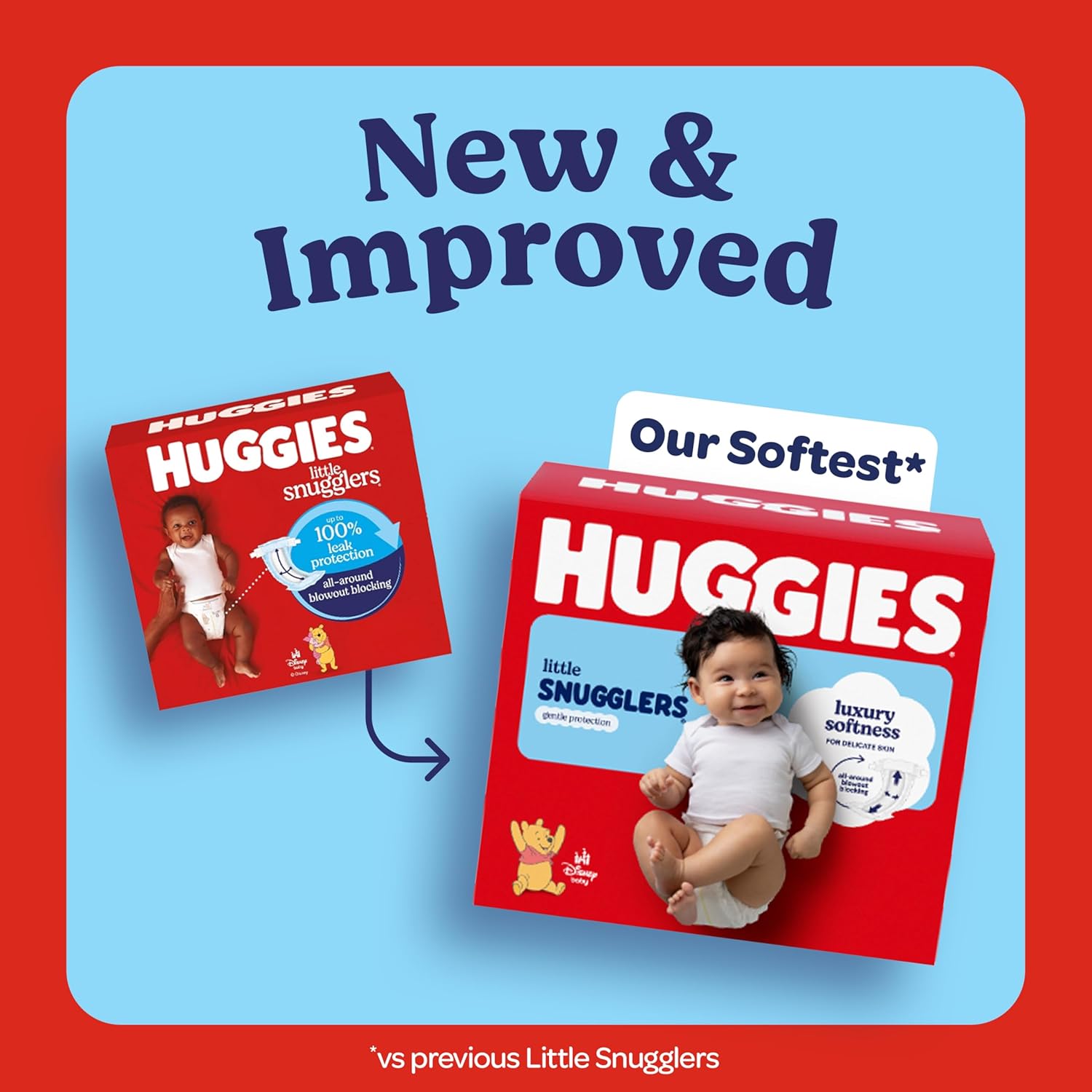 Huggies Little Snugglers Diapers Size 1 – 96 Count