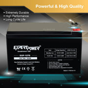12V 7Ah Sealed Lead Acid Rechargeable Battery with F1 Terminals