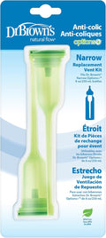 Narrow Baby Bottle Replacement Vent Kit – 2 Pack