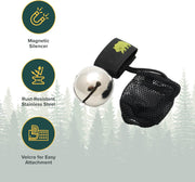 Magnetic Bear Bell with Silencer for Hiking & Outdoor Safety