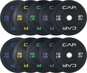 CAP 2-Inch Olympic Bumper Plate Weight Set