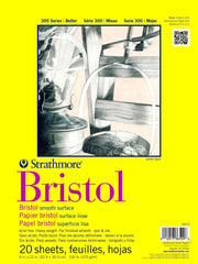 Smooth Bristol Paper Pad – 9 x 12, 20 Sheets
