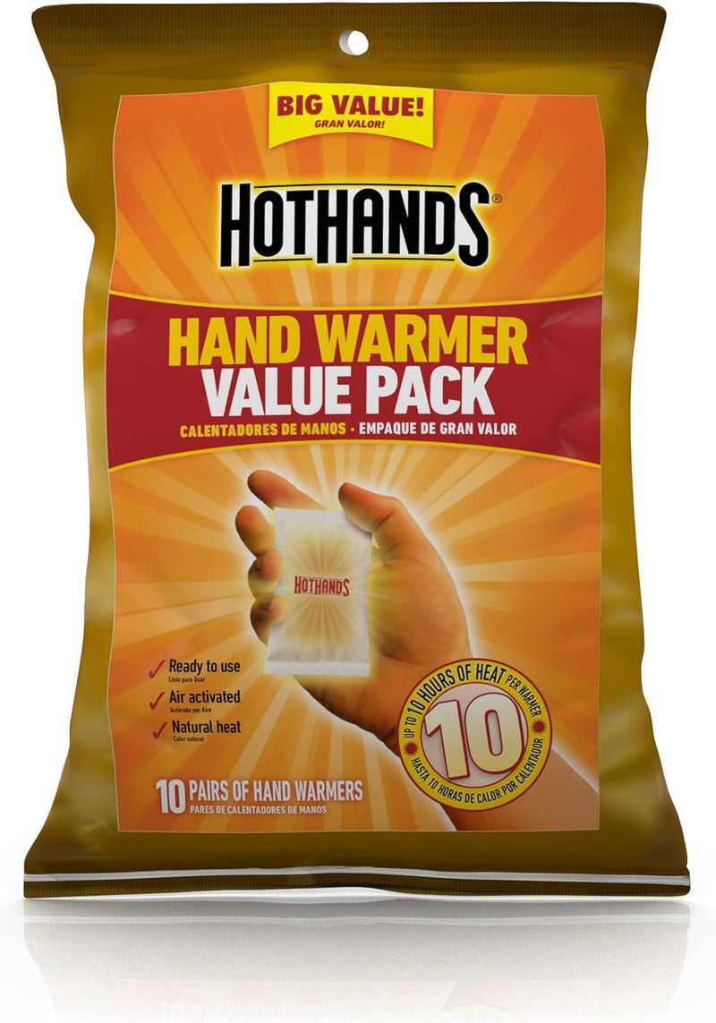 Disposable Air-Activated Hand Warmers Value Pack