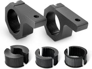 Horizontal Tube Clamp LED Light Mounting Brackets – 2 Pack