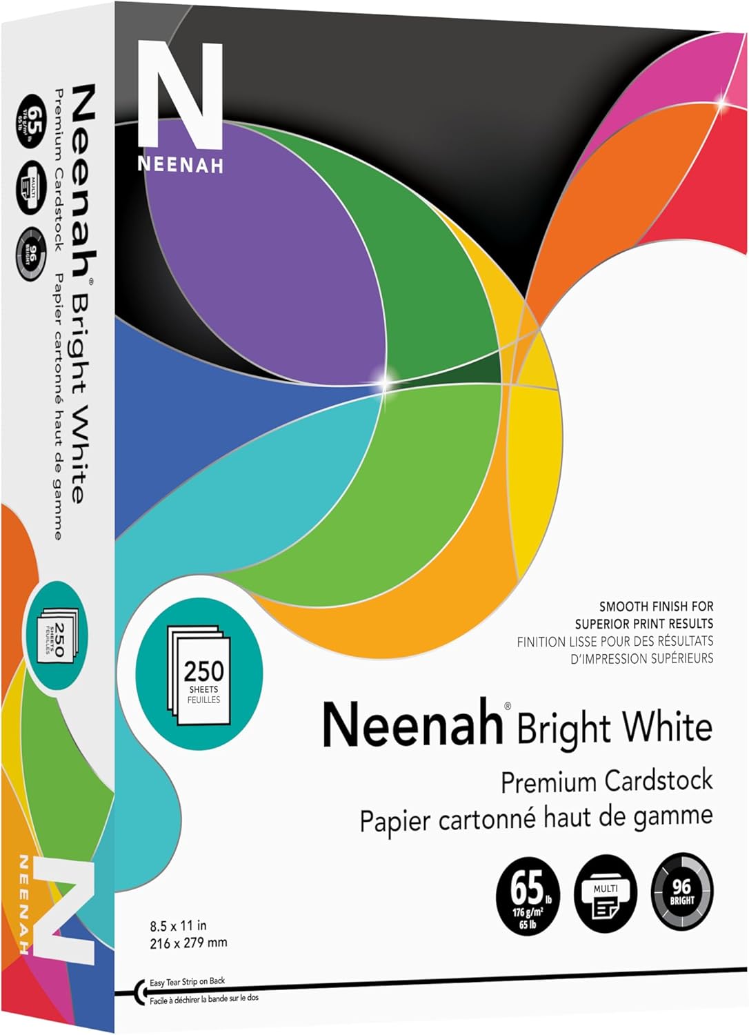 Bright White Cardstock – 8.5 x 11, 250 Sheets
