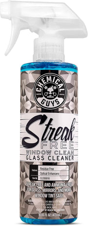 Chemical Guys Streak-Free Glass & Window Cleaner – 16 Oz