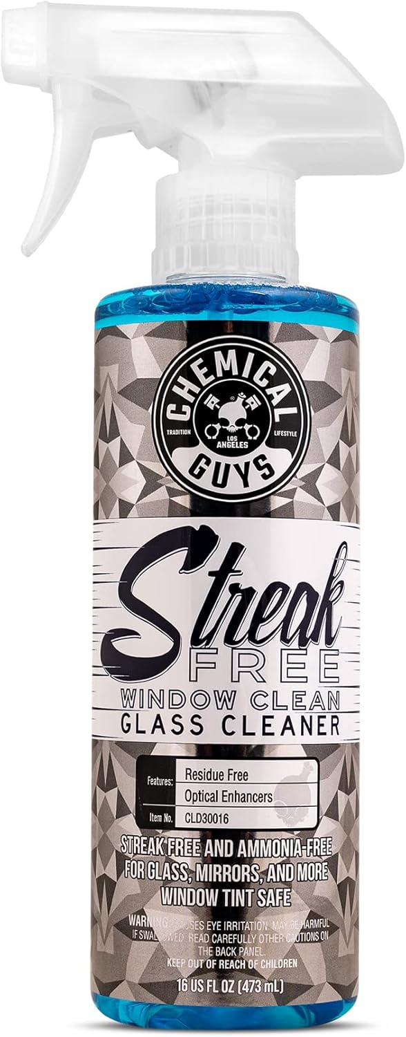 Chemical Guys Streak-Free Glass & Window Cleaner – 16 Oz