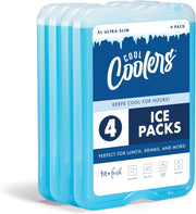 Reusable XL Slim Ice Packs – 4 Pack