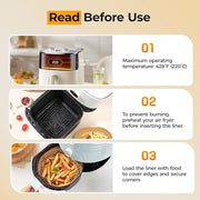 125 Pack Air Fryer Liners