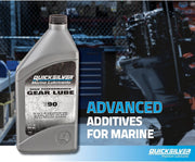 Quicksilver SAE 90 High Performance Gear Lube – 32 Oz