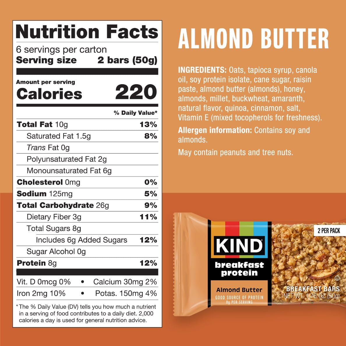 Almond Butter Protein Bars