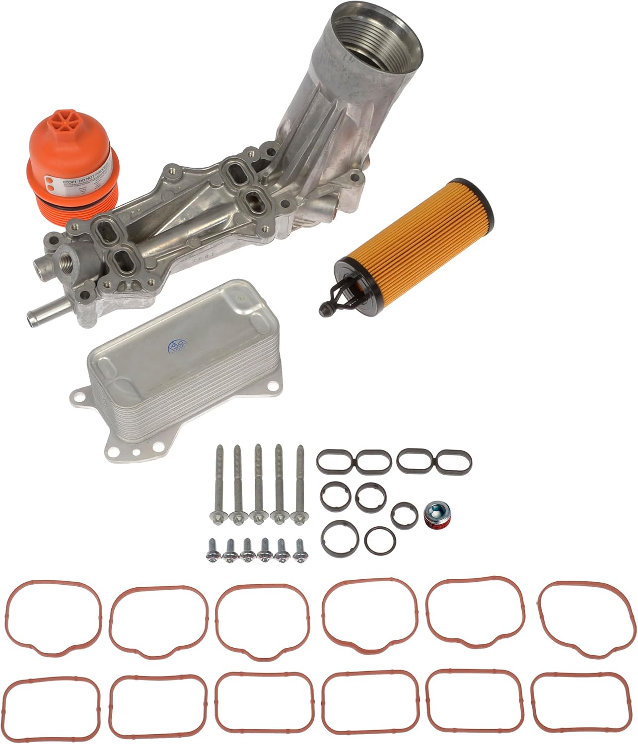 Upgraded Aluminum Engine Oil Filter Housing with Cooler & Filter