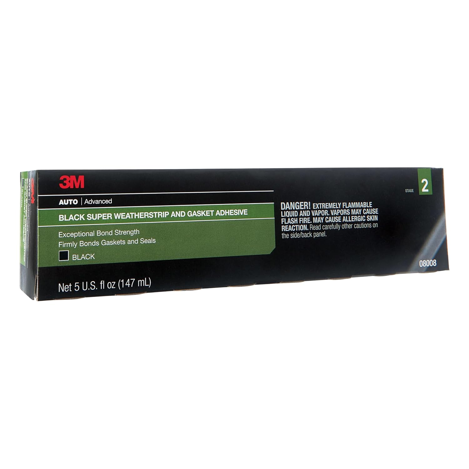 3M 08008 Black Super Weatherstrip & Gasket Adhesive – 5 Oz
