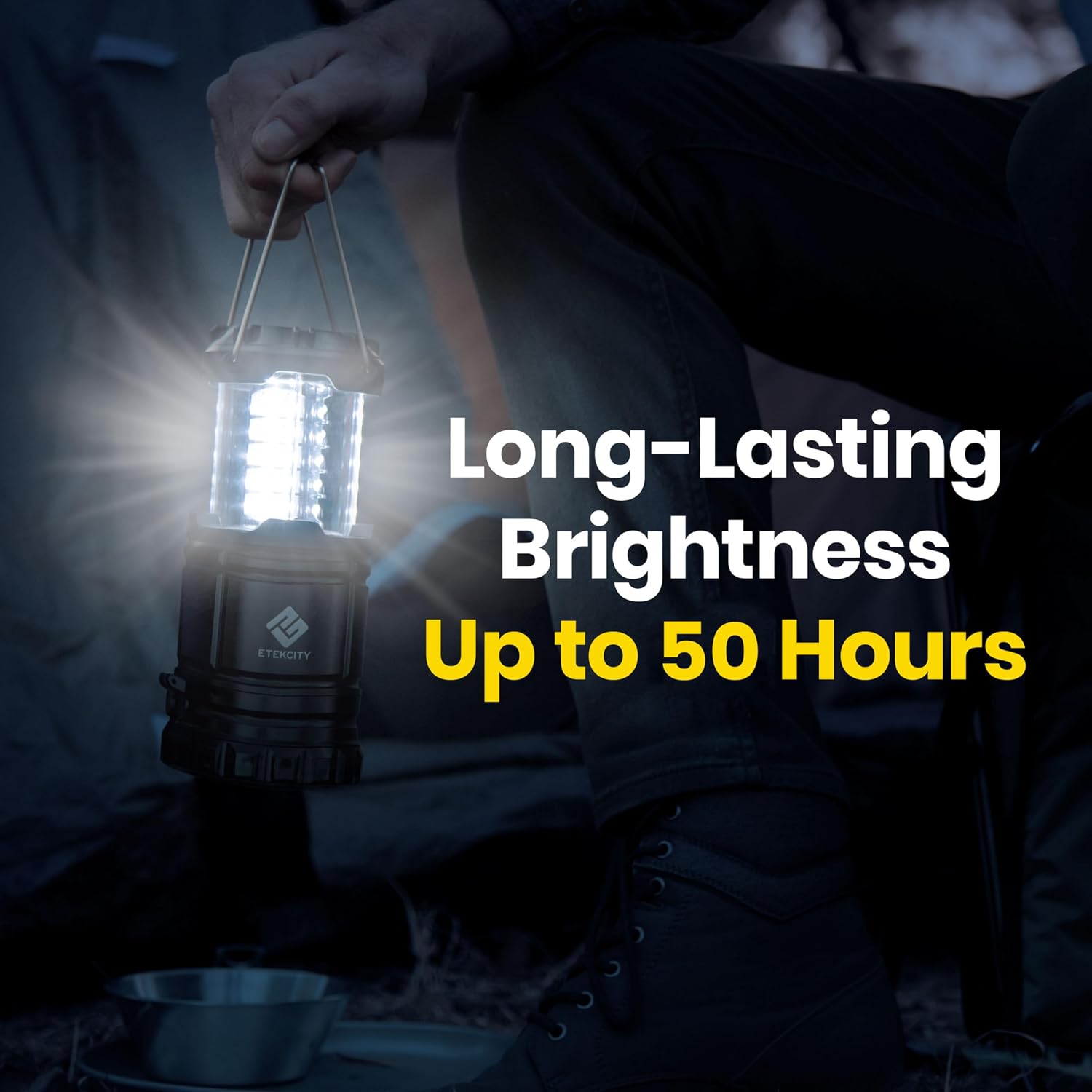 4-Pack Collapsible LED Camping Lanterns