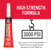J-B Weld SuperWeld Extreme Super Glue, 15g