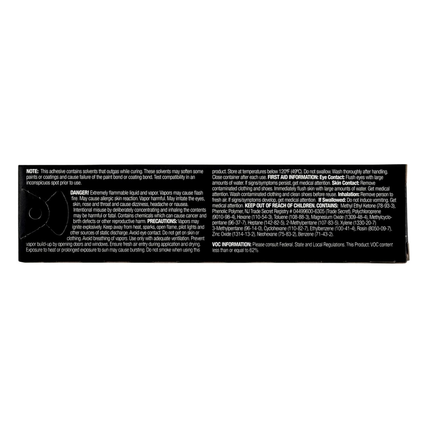 3M 08008 Black Super Weatherstrip & Gasket Adhesive – 5 Oz