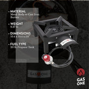 High Pressure Single Propane Burner