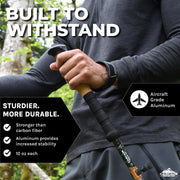 Lightweight Aluminum Trekking Poles with Tip Kit