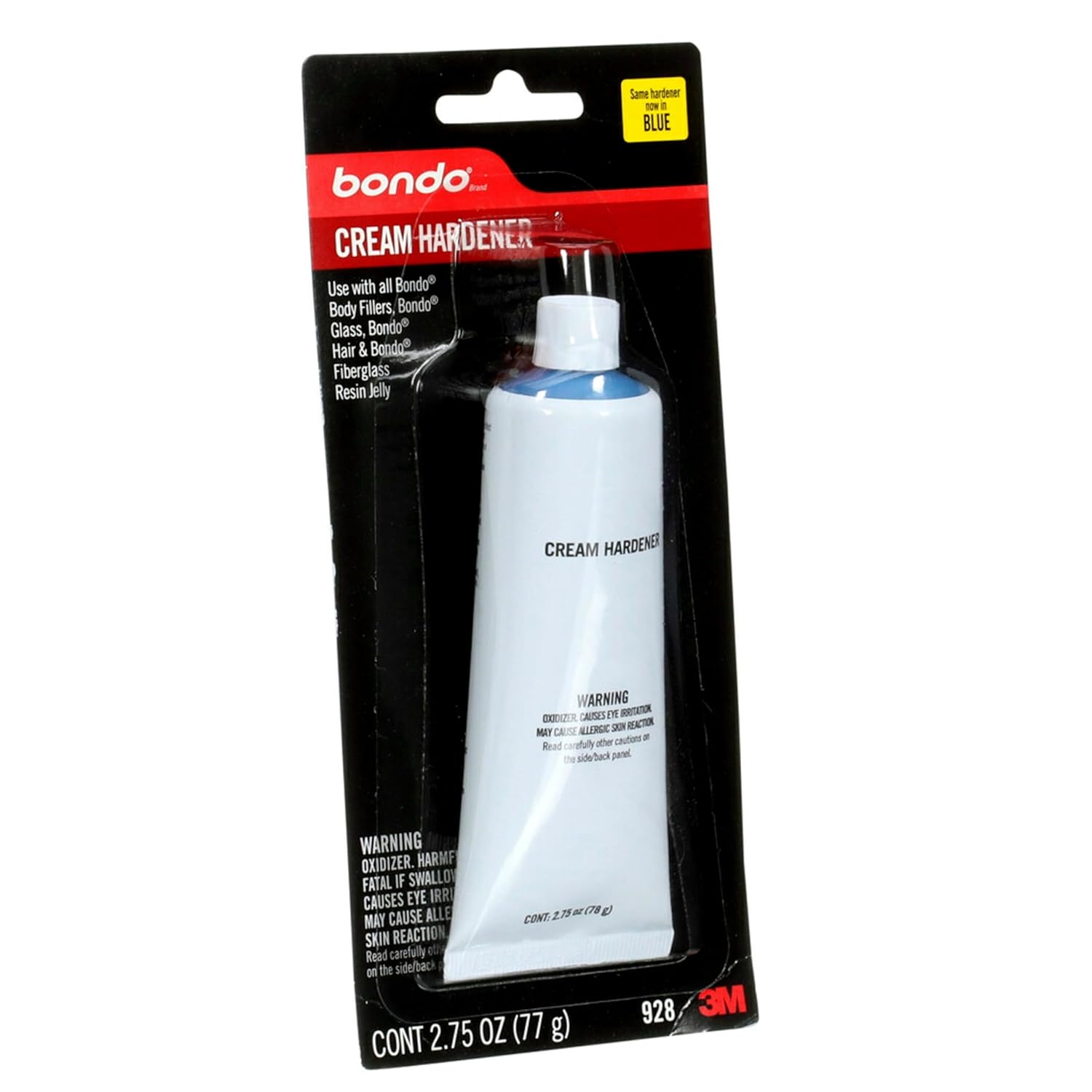 Cream Hardener for Automotive Body Filler – 2.75 oz Tube