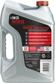 Valvoline MaxLife High Mileage Full Synthetic 5W-20 Motor Oil – 5 QT