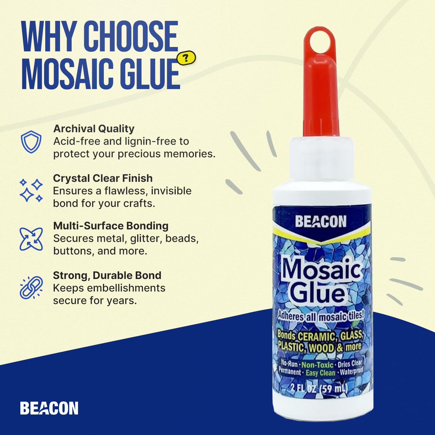 Mosaic Craft Glue 2oz
