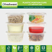 Plastic Portion Cups Set