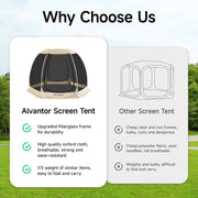 Alvantor Pop Up Screen House Tent