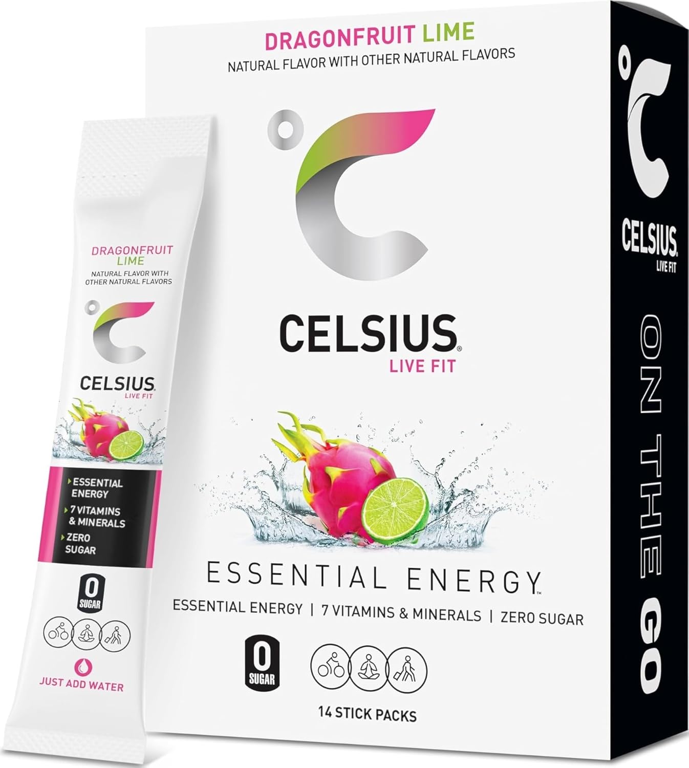 Dragonfruit Lime Energy Sticks