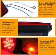 12V LED Waterproof Submersible Trailer Light Kit