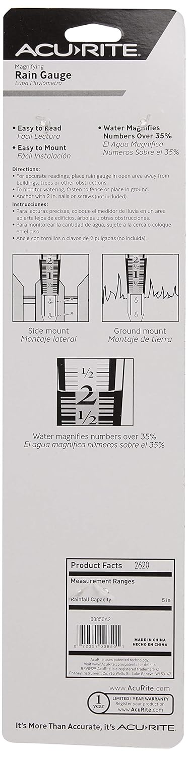 Magnifying Rain Gauge
