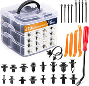 GOOACC Car Push Retainer Clips Assortment Kit – 635 Pieces