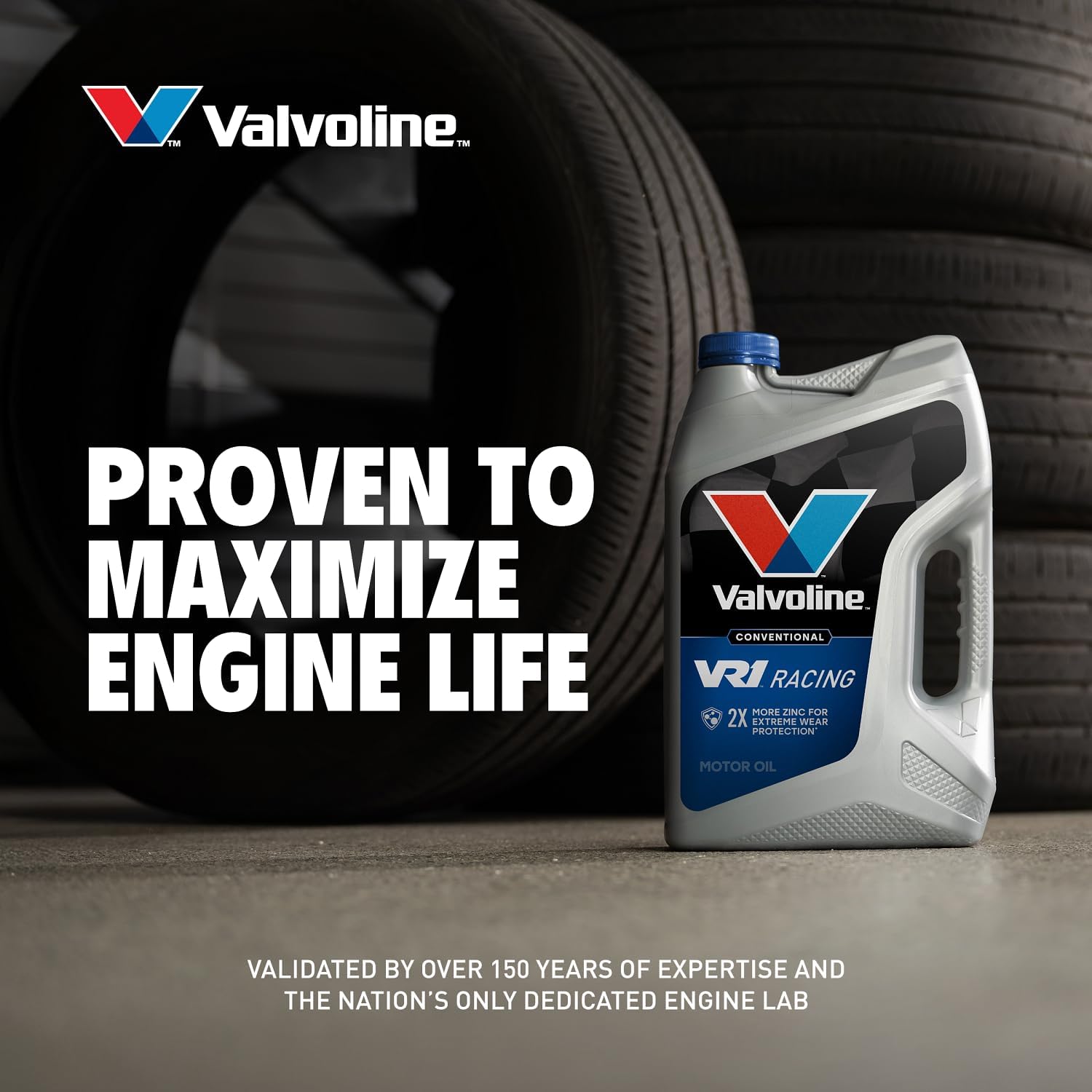 Valvoline VR1 Racing SAE 20W-50 Motor Oil – 5 Qt
