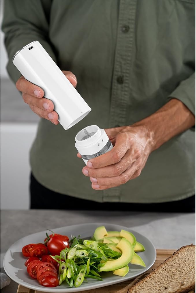Electric Salt Pepper Grinder Set