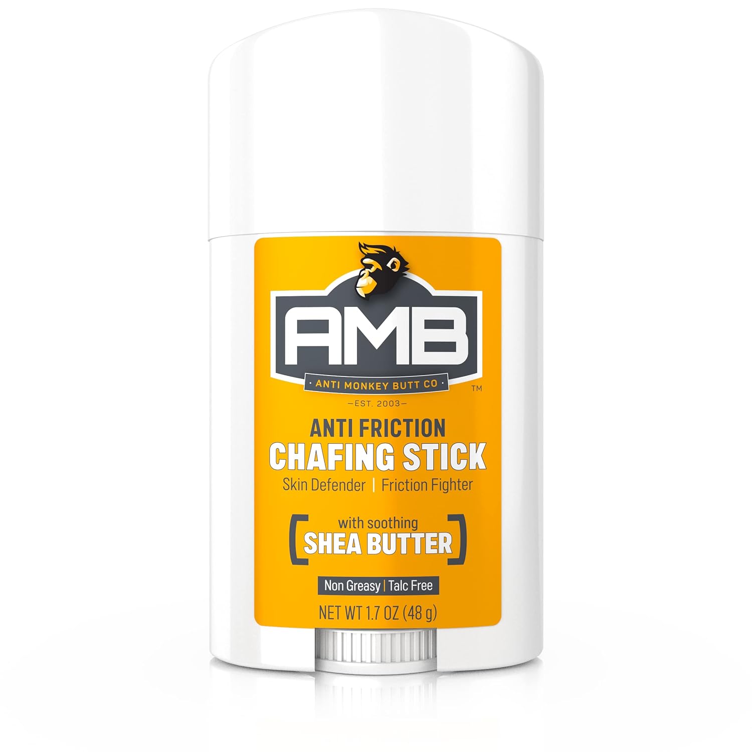 Anti-Chafing Body Glide Stick with Shea Butter & Almond Oil