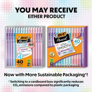 BIC Xtra-Smooth 0.7 mm Mechanical Pencils, 40 Count