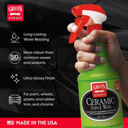 Griot’s Garage Ceramic 3-in-1 Wax – SiO₂ Spray, 22 Oz