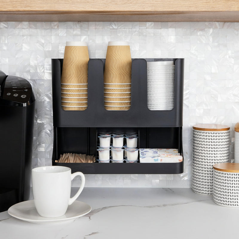 Coffee Bar Condiment Organizer Station