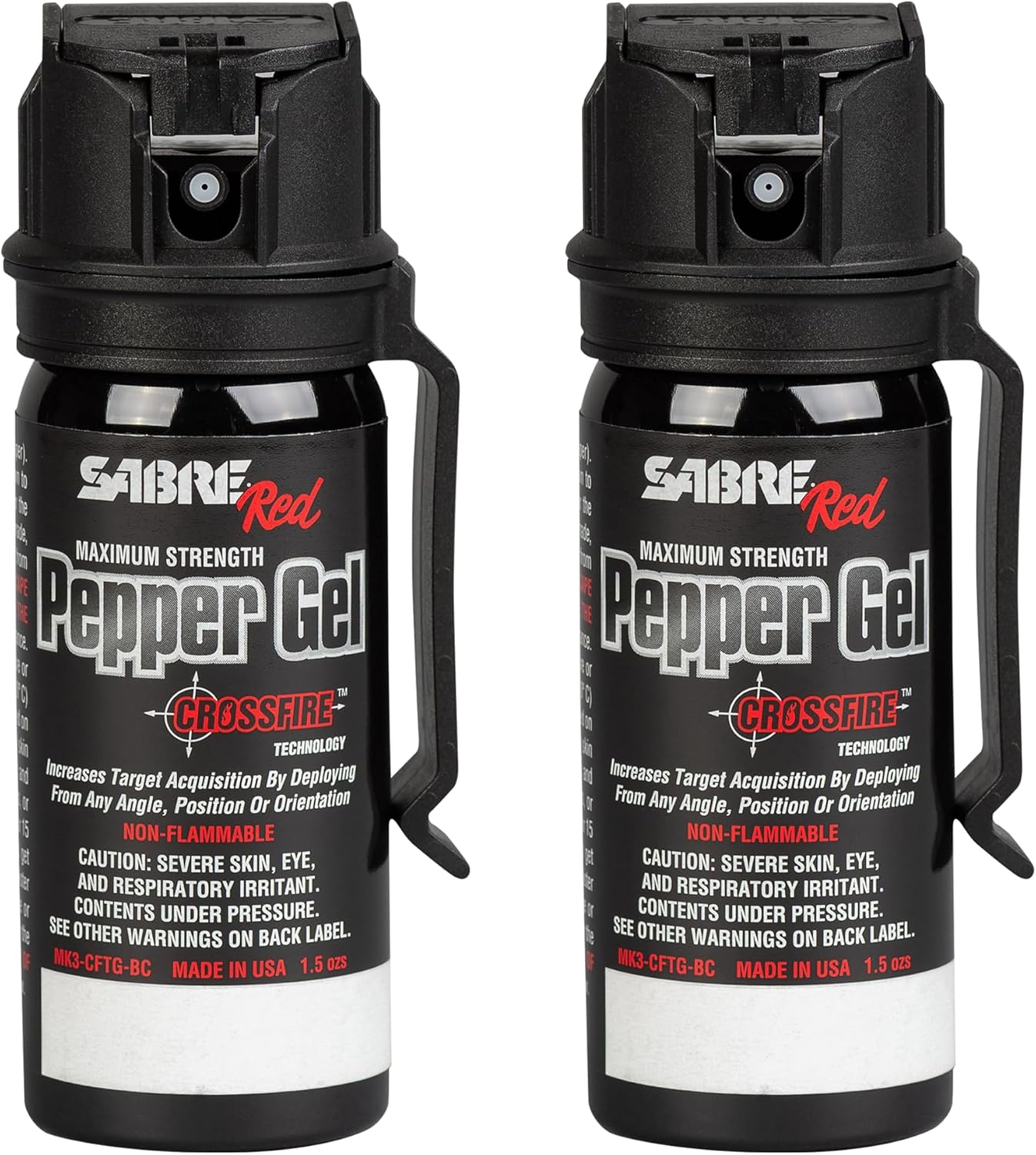 SABRE Crossfire Pepper Gel – Maximum Strength Defense Gel