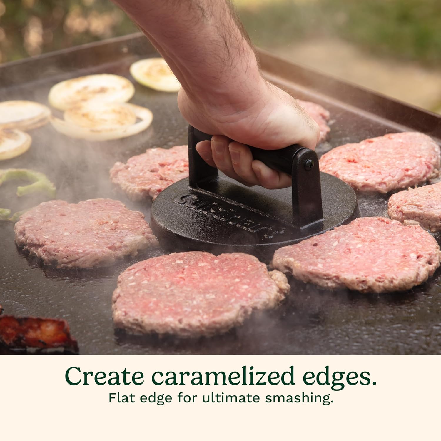 Cast Iron Burger Press