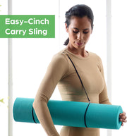 Yoga & Pilates Exercise Mat with Carry Strap