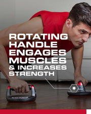 Rotating Push Up Handles for Strength Training