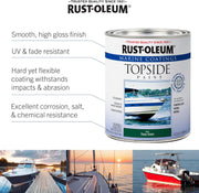 Marine Topside Paint – White, Quart