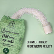 Natural Soy Wax Beads for Candle Making – 5 lb